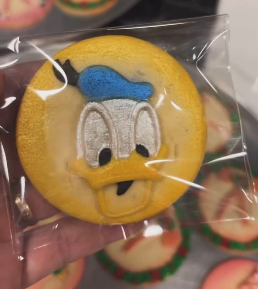 Biscoito personagem infantil